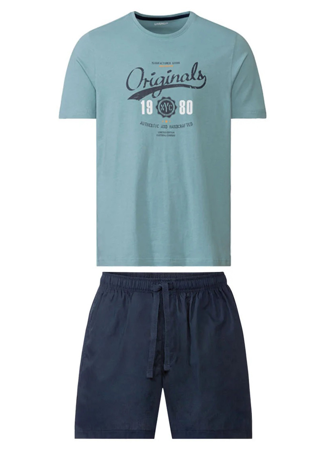 Пижама (футболка, шорты) Livergy (327538513)