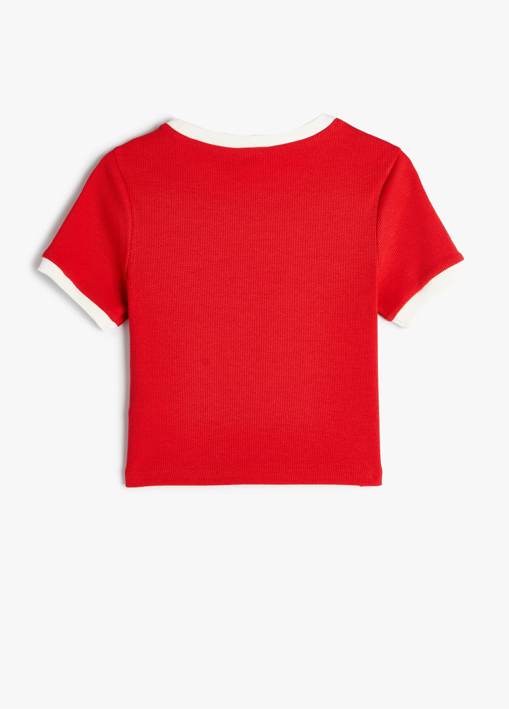 Красная летняя футболка KOTON