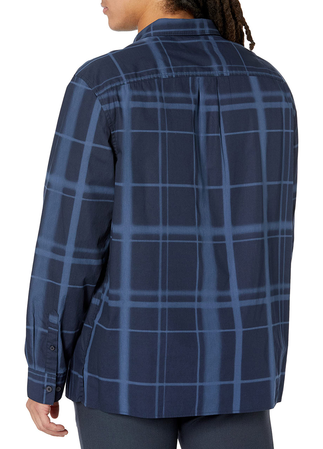 Синяя кэжуал рубашка в клетку Calvin Klein