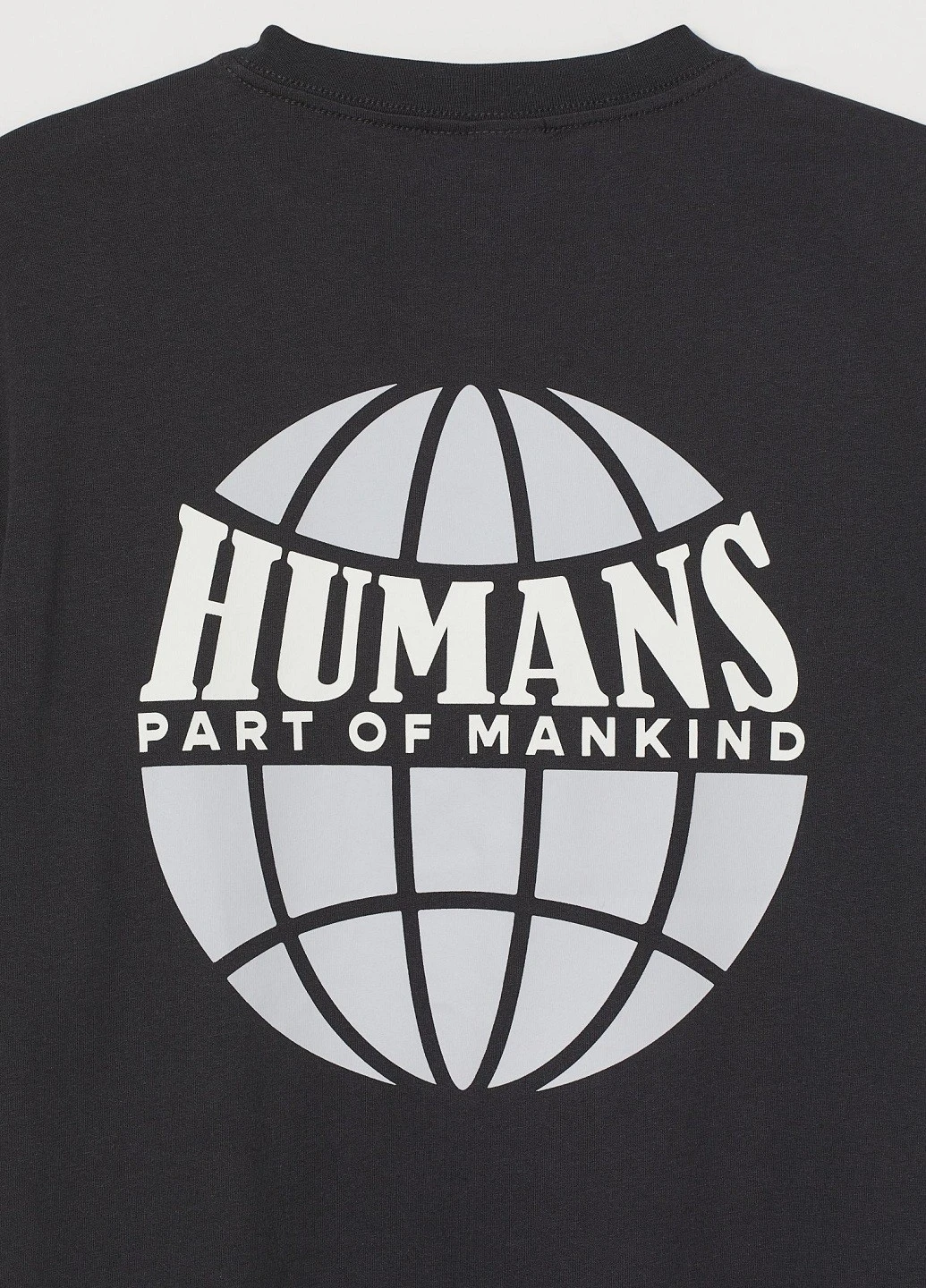Черная футболка H&M