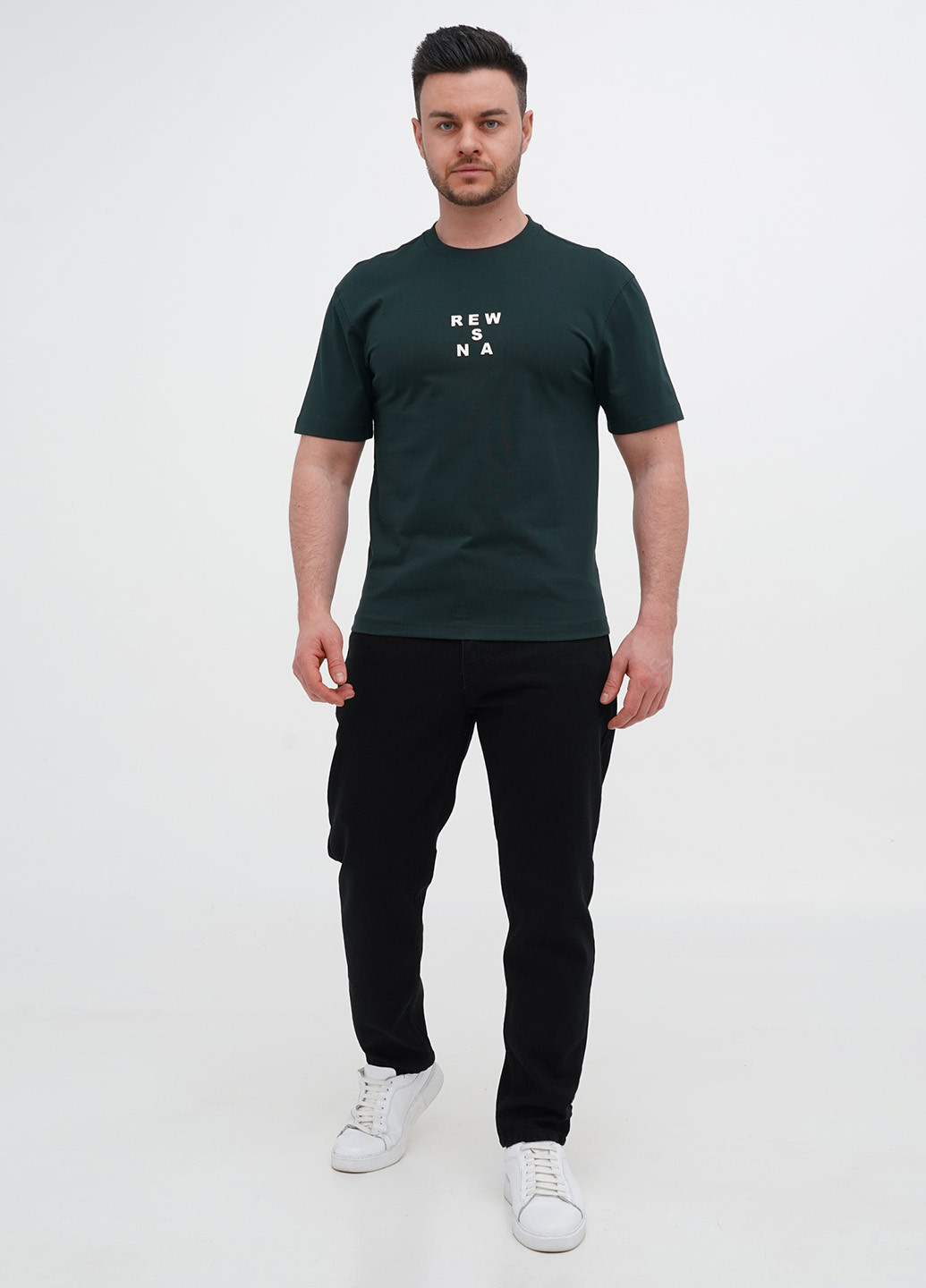 Темно-зелена футболка Trend Collection