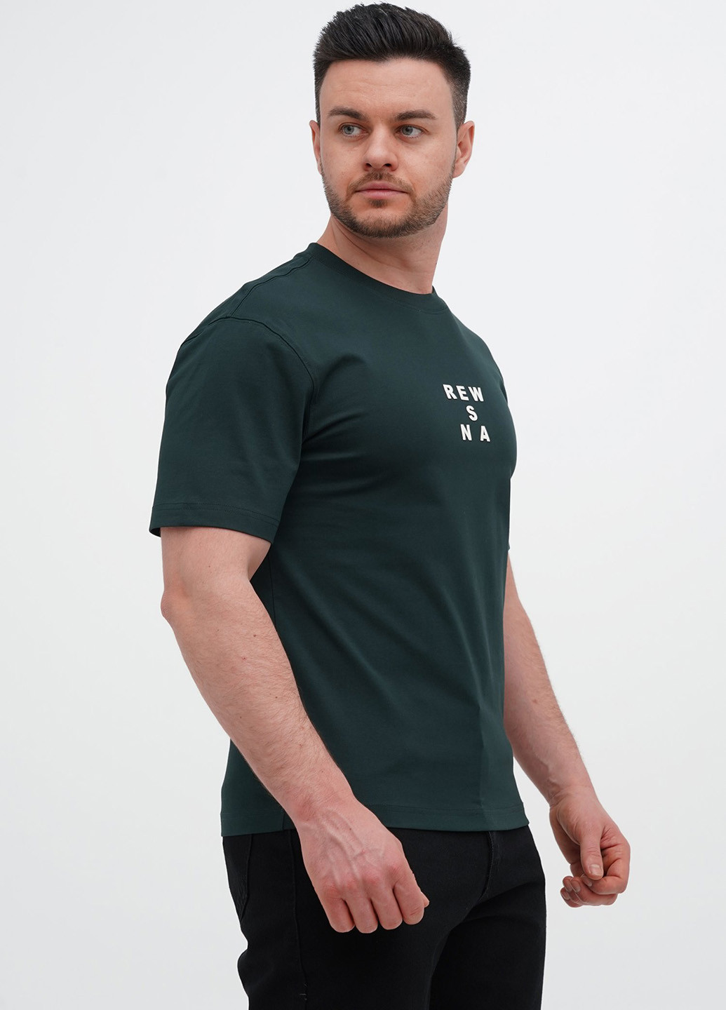 Темно-зелена футболка Trend Collection