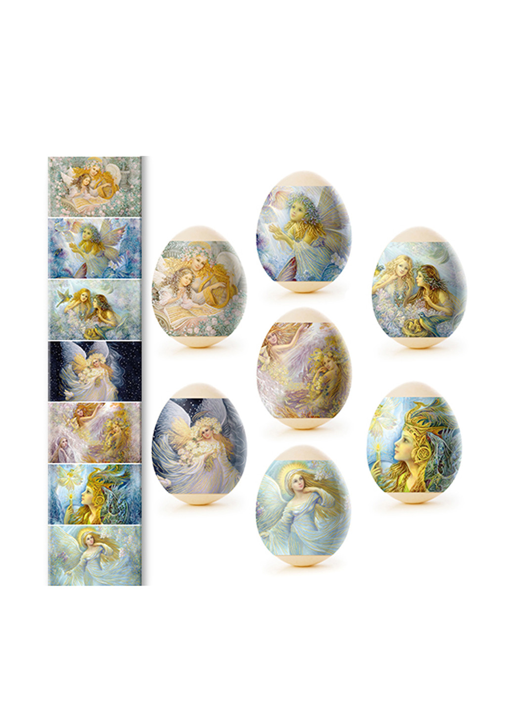 Пасхальные наклейки для яиц, 10х7 шт Свято (17919804)