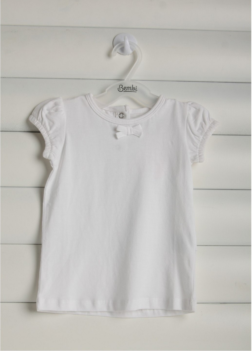 Белая летняя футболка Prenatal