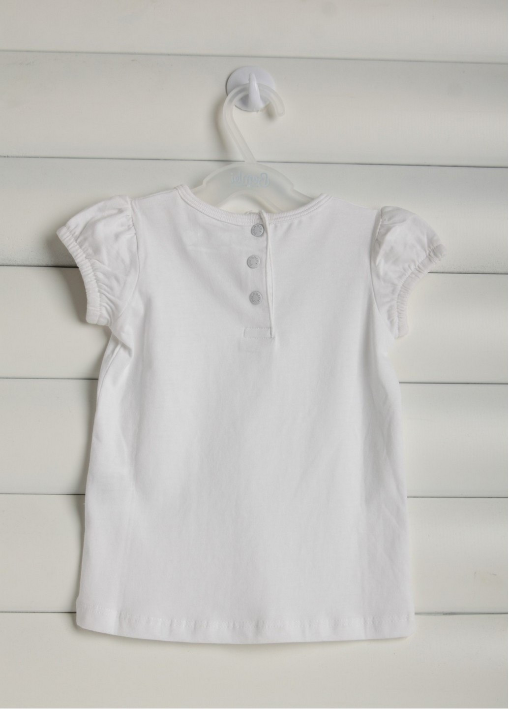 Белая летняя футболка Prenatal