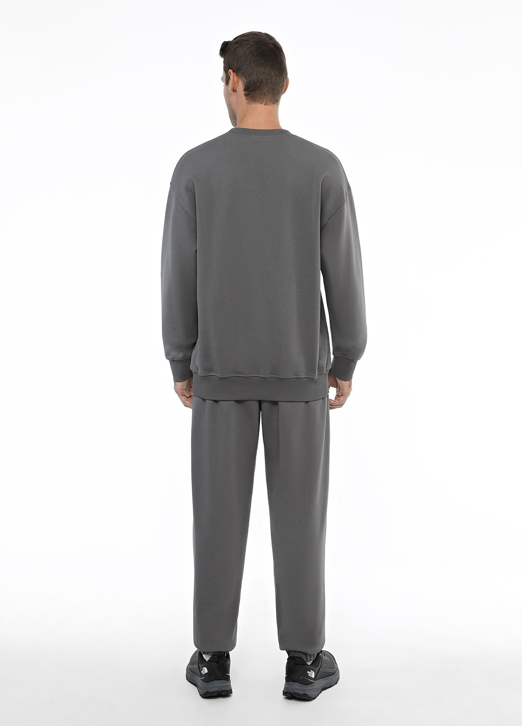 Темно-серый свитшот Promin однотонный без декора (364104035)