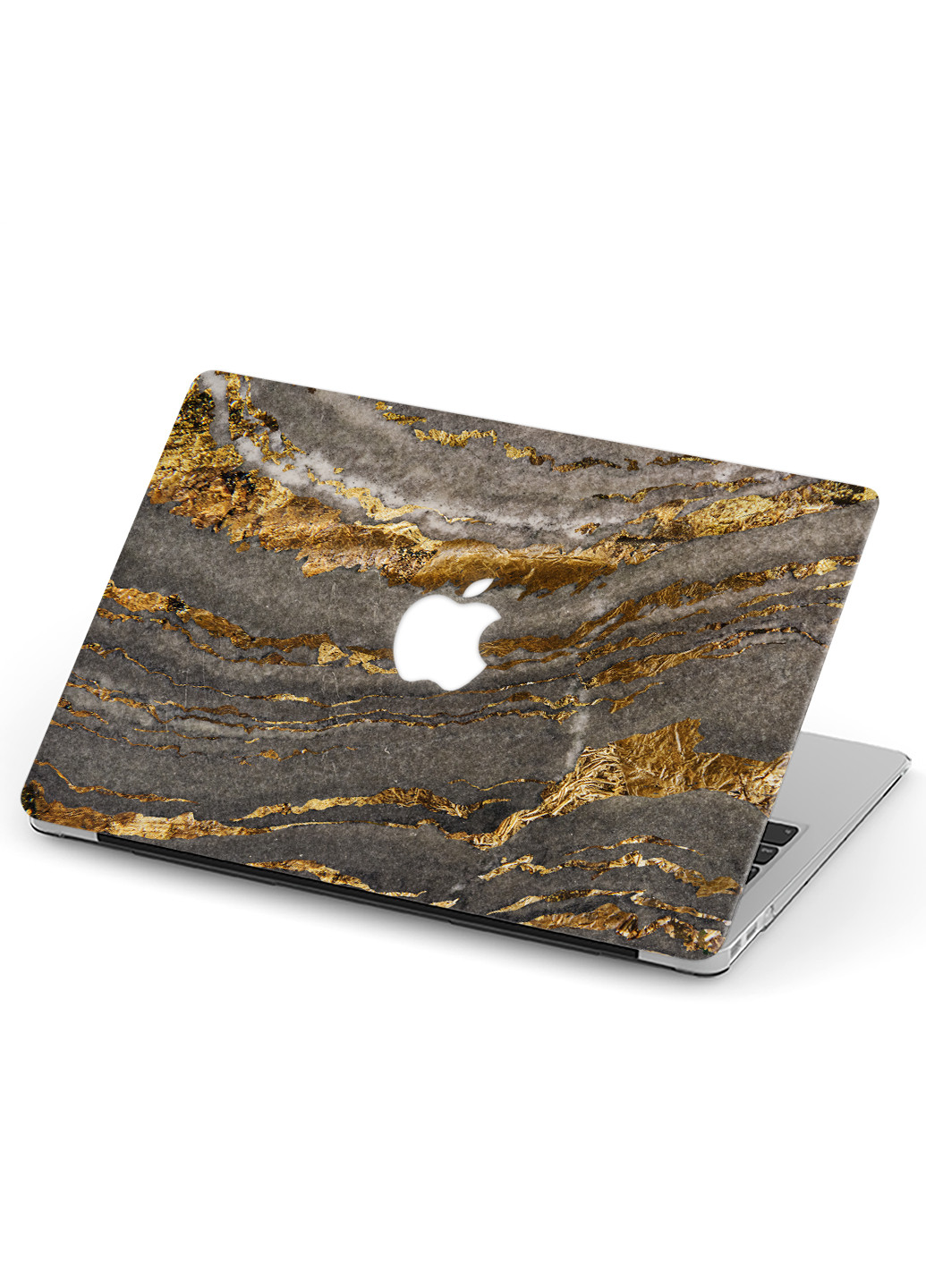 Чохол пластиковий для Apple MacBook Pro 15 A1707 / A1990 Мармур з золотом (Marble with gold) (9649-2333) MobiPrint (218857934)