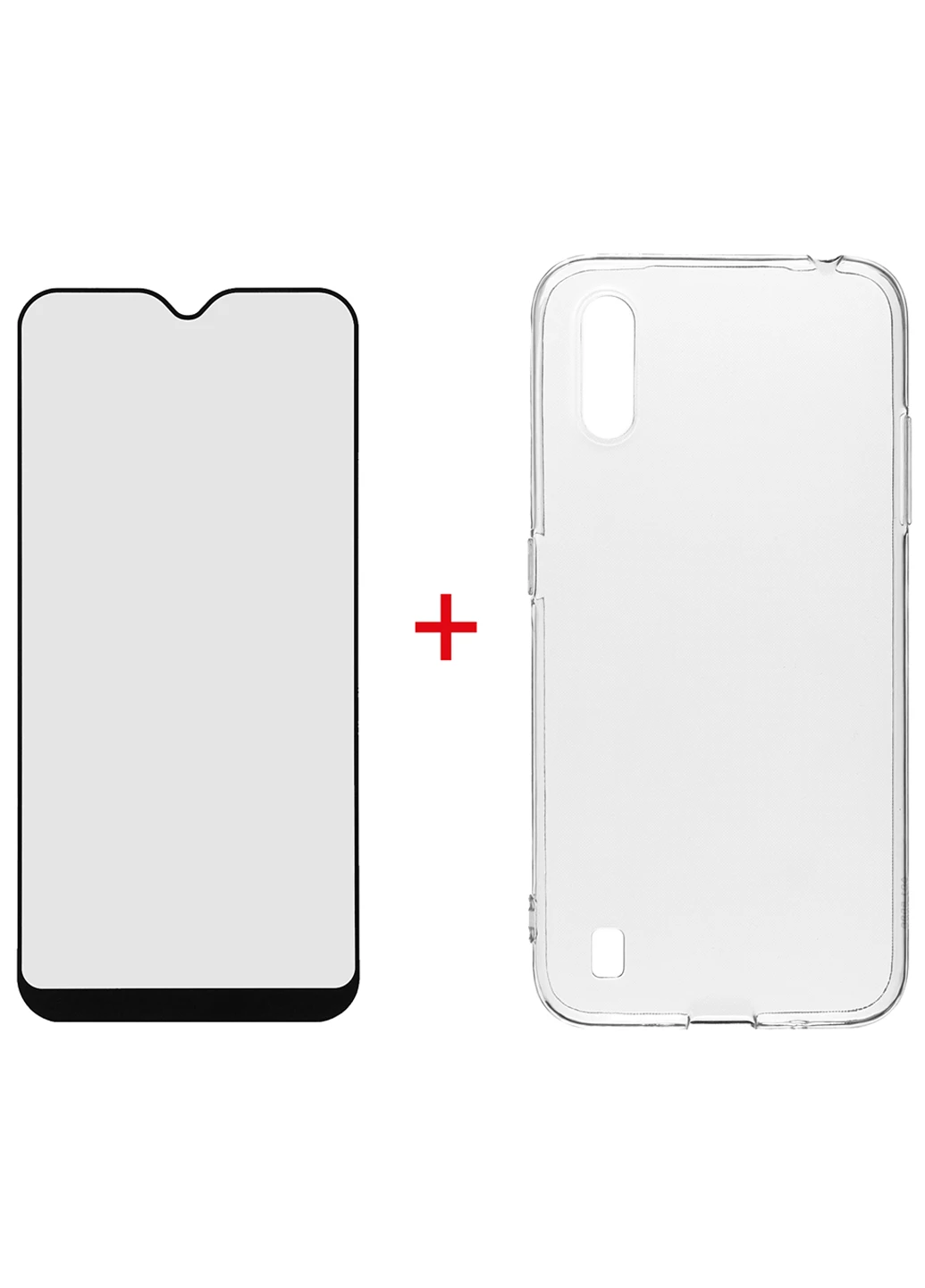 Комплект захисне скло + ультратонкий чохол Samsung A01 (ARS58047) ARS (225525164)