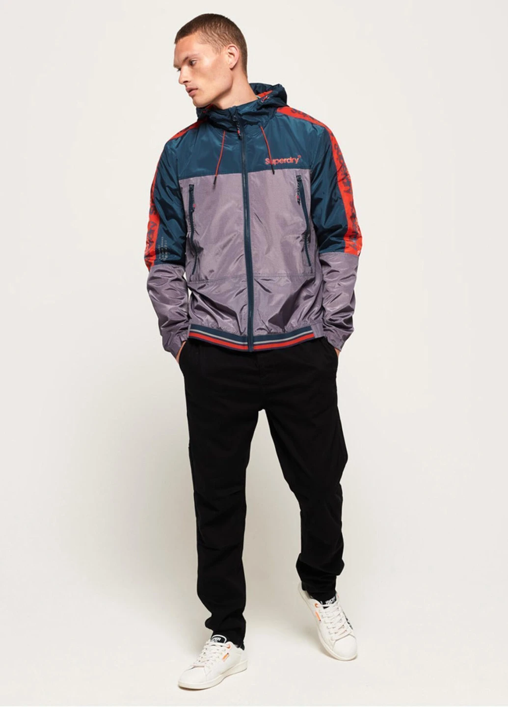 Комбинированная демисезонная куртка Superdry