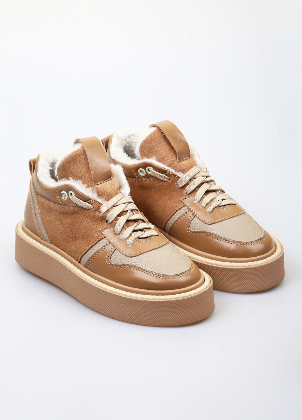 Зимние ботинки No Brand без декора из натуральной замши