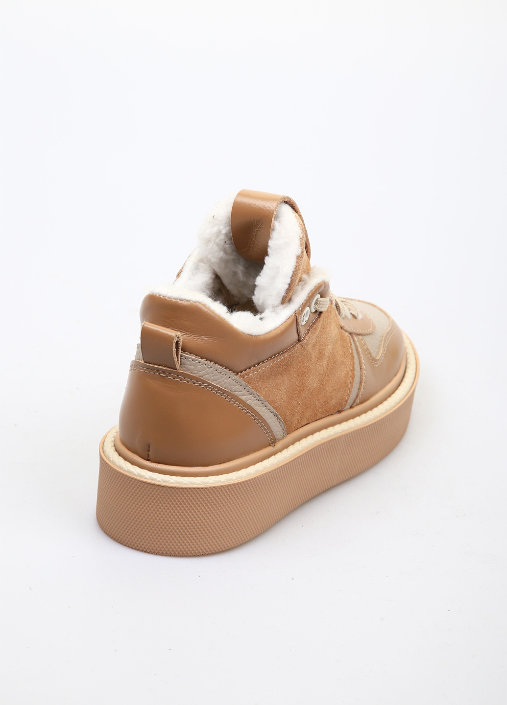 Зимние ботинки No Brand без декора из натуральной замши