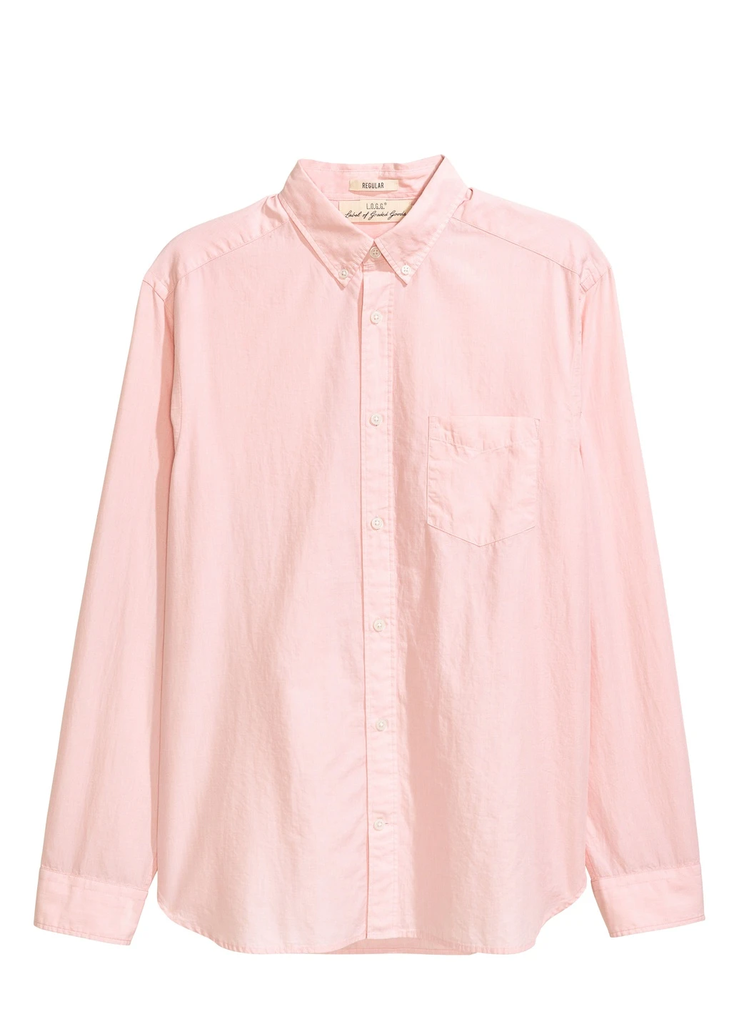 Розовая рубашка H&M