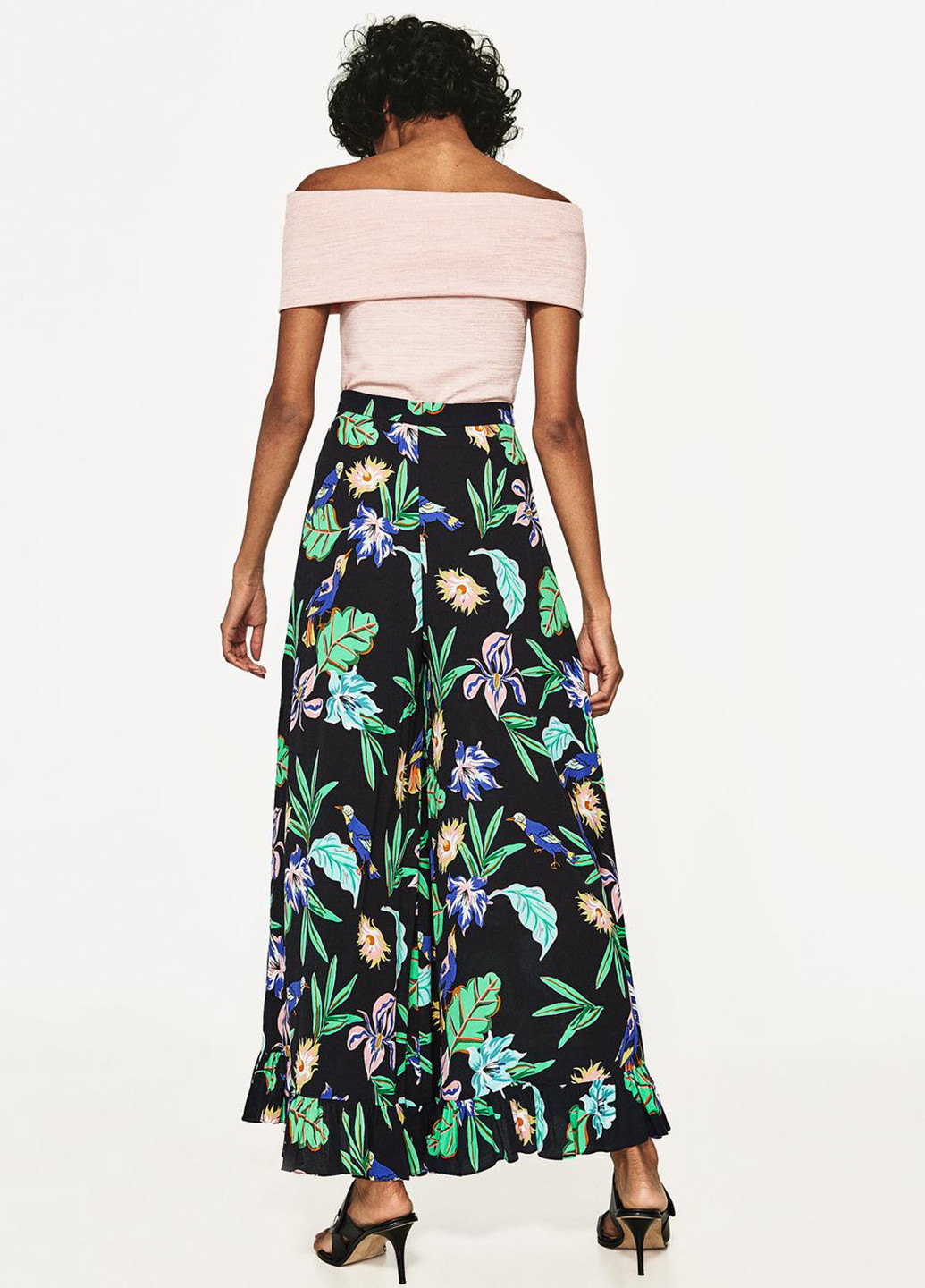 Пудровая блуза Zara