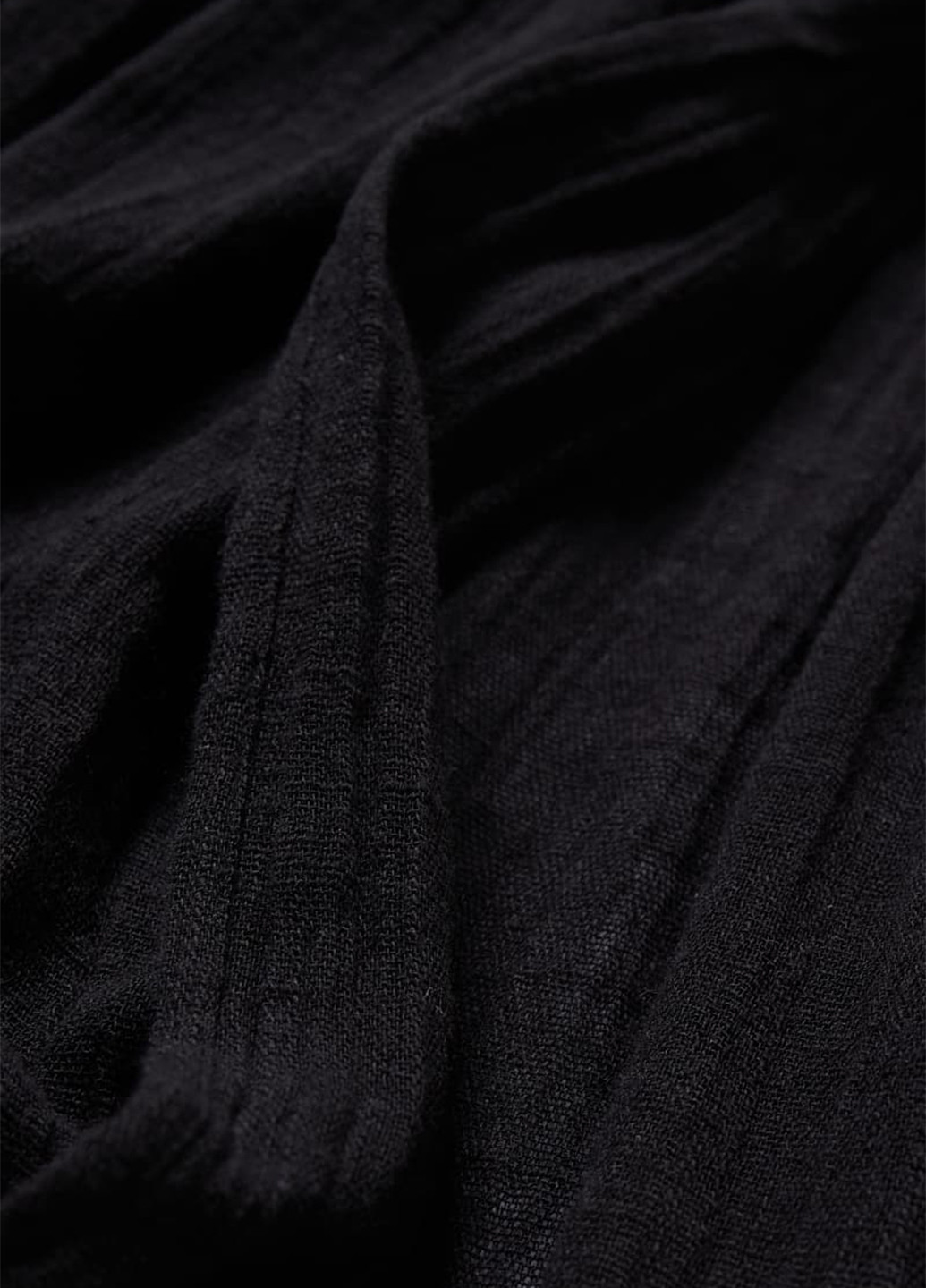 Черное пляжное платье на запах C&A однотонное