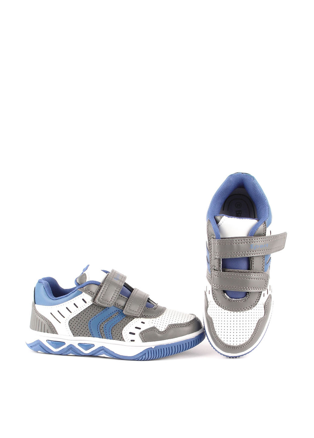 Синие демисезонные кроссовки Bi & Ki