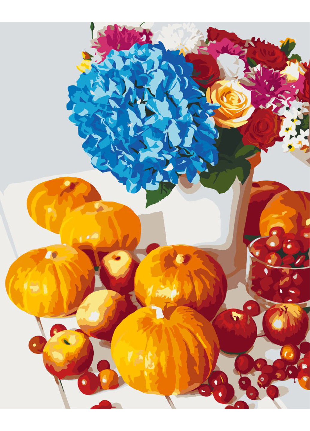 Картина по номерам "Тыквенный натюрморт" 40х50 см Brushme (208438216)