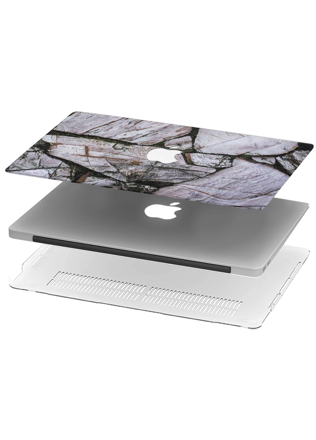 Чохол пластиковий для Apple MacBook Pro 16 A2141 Камінь (Stone) (9494-2746) MobiPrint (219124169)