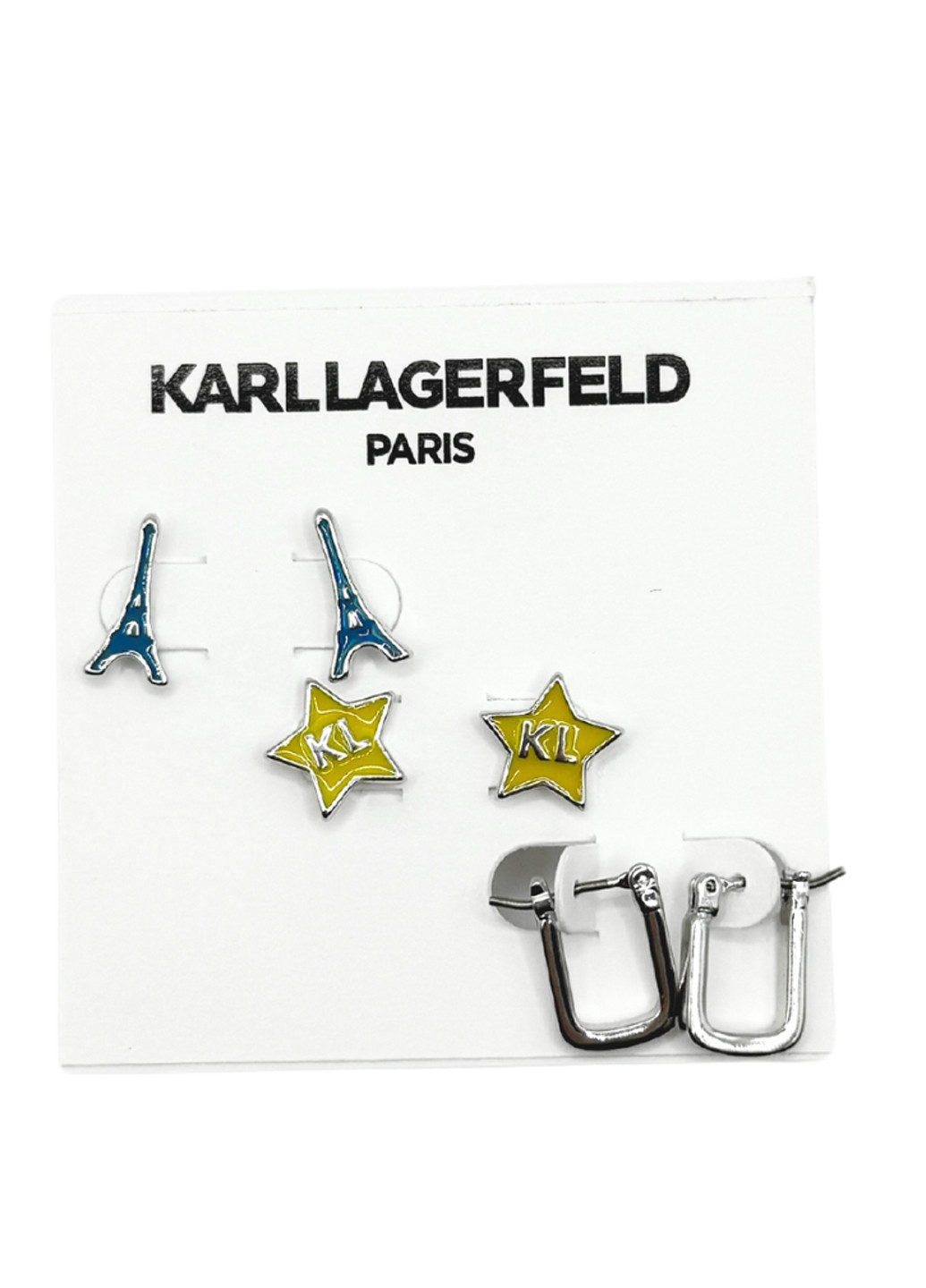 Сережки (3 пари) Karl Lagerfeld (294424626)