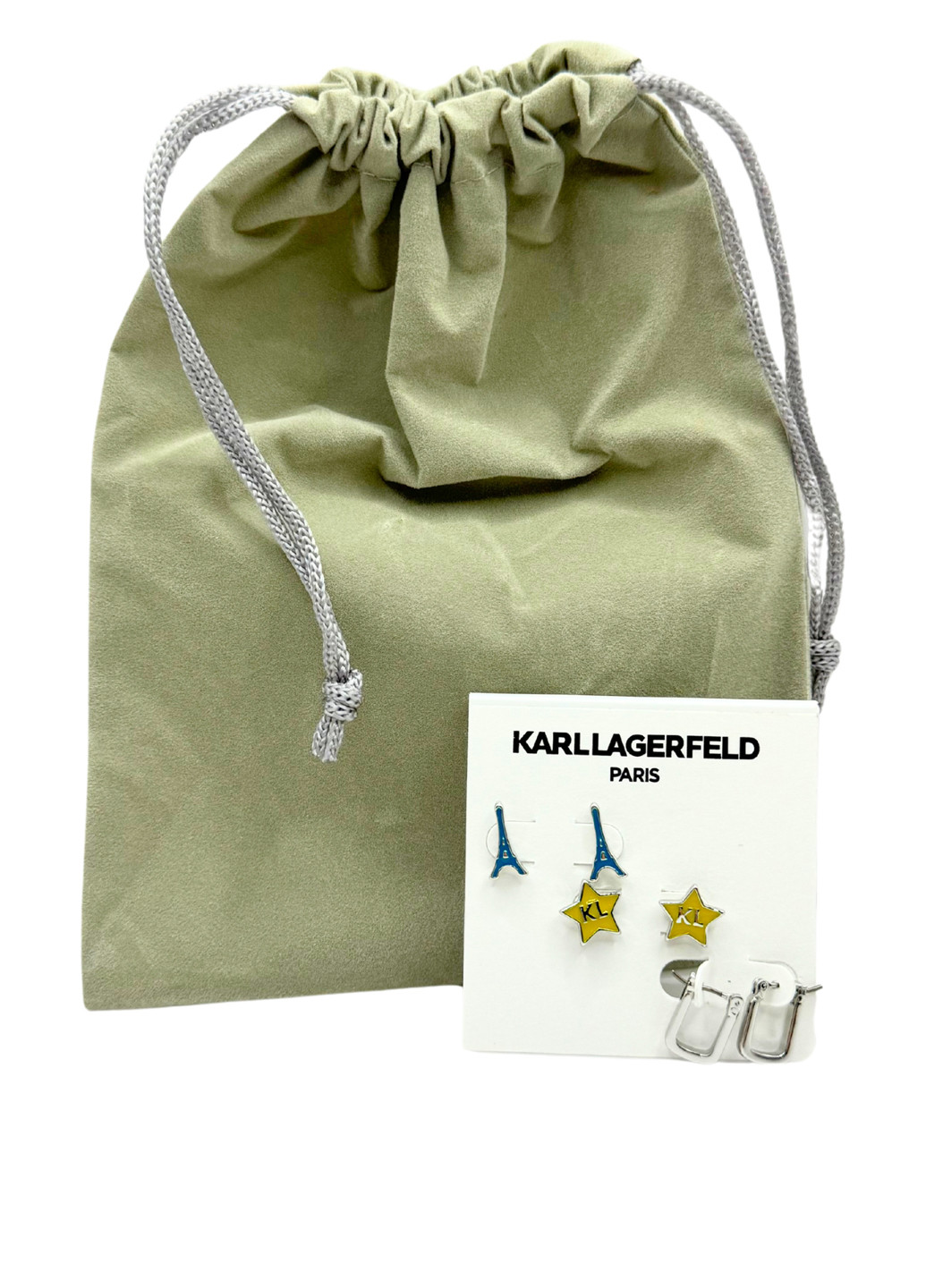 Сережки (3 пари) Karl Lagerfeld (294424626)