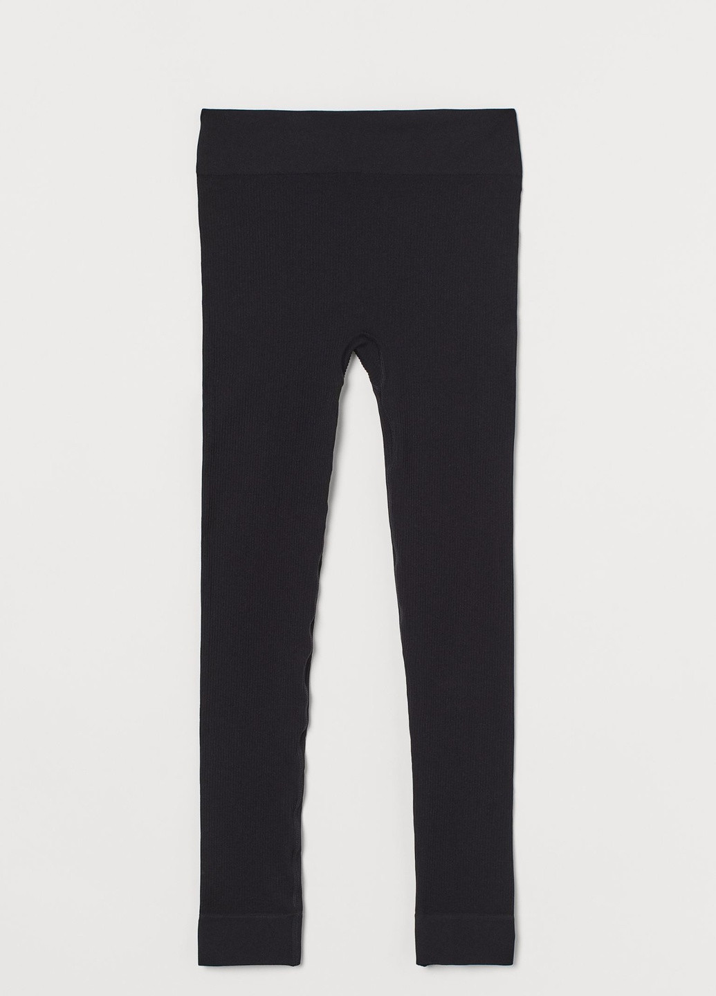 Черные демисезонные леггинсы H&M