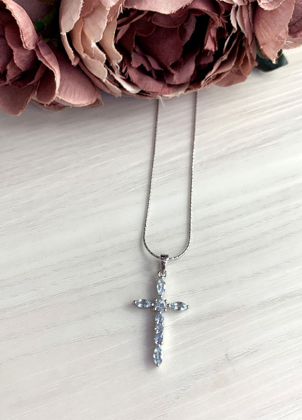 Підвіска хрестик Silver Flame (200009325)