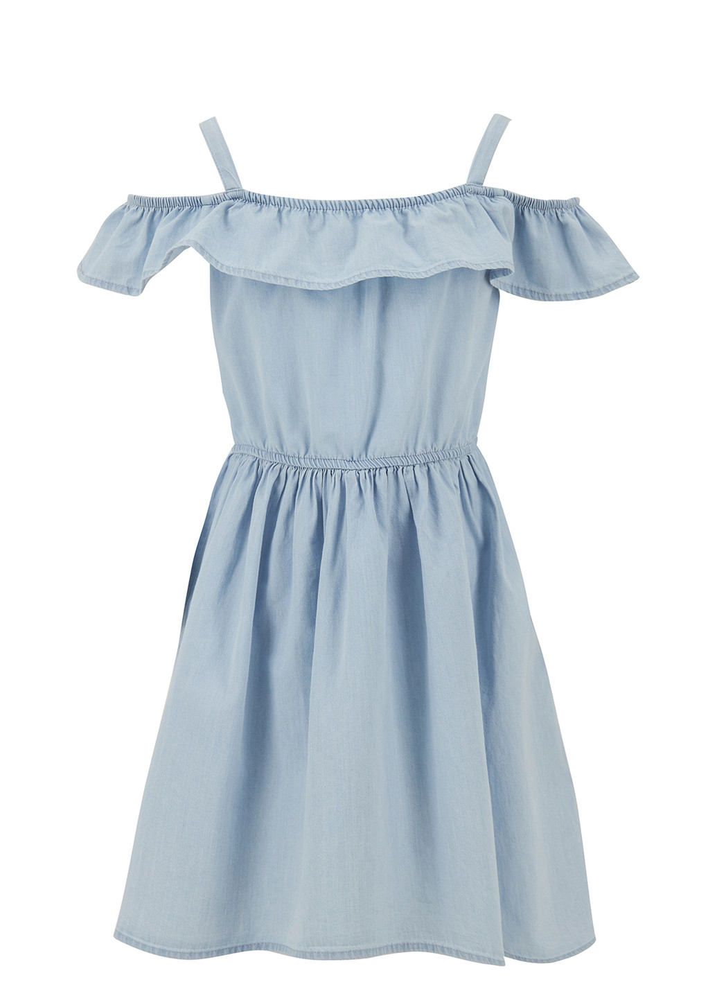 Світло блакитна кежуал платье кльош DeFacto