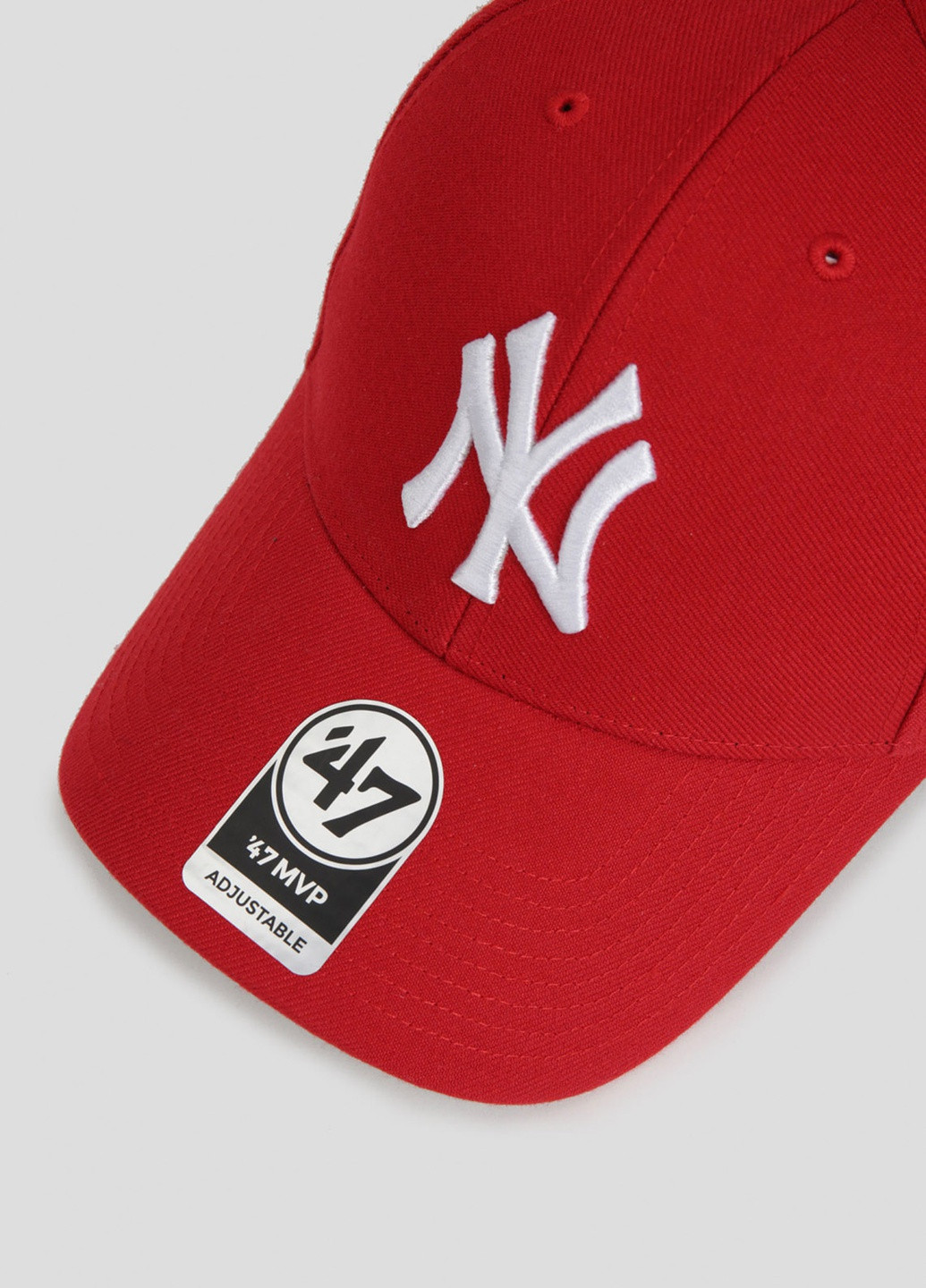 Красная кепка с вышивкой Yankees, Yankees 47 Brand (253563852)