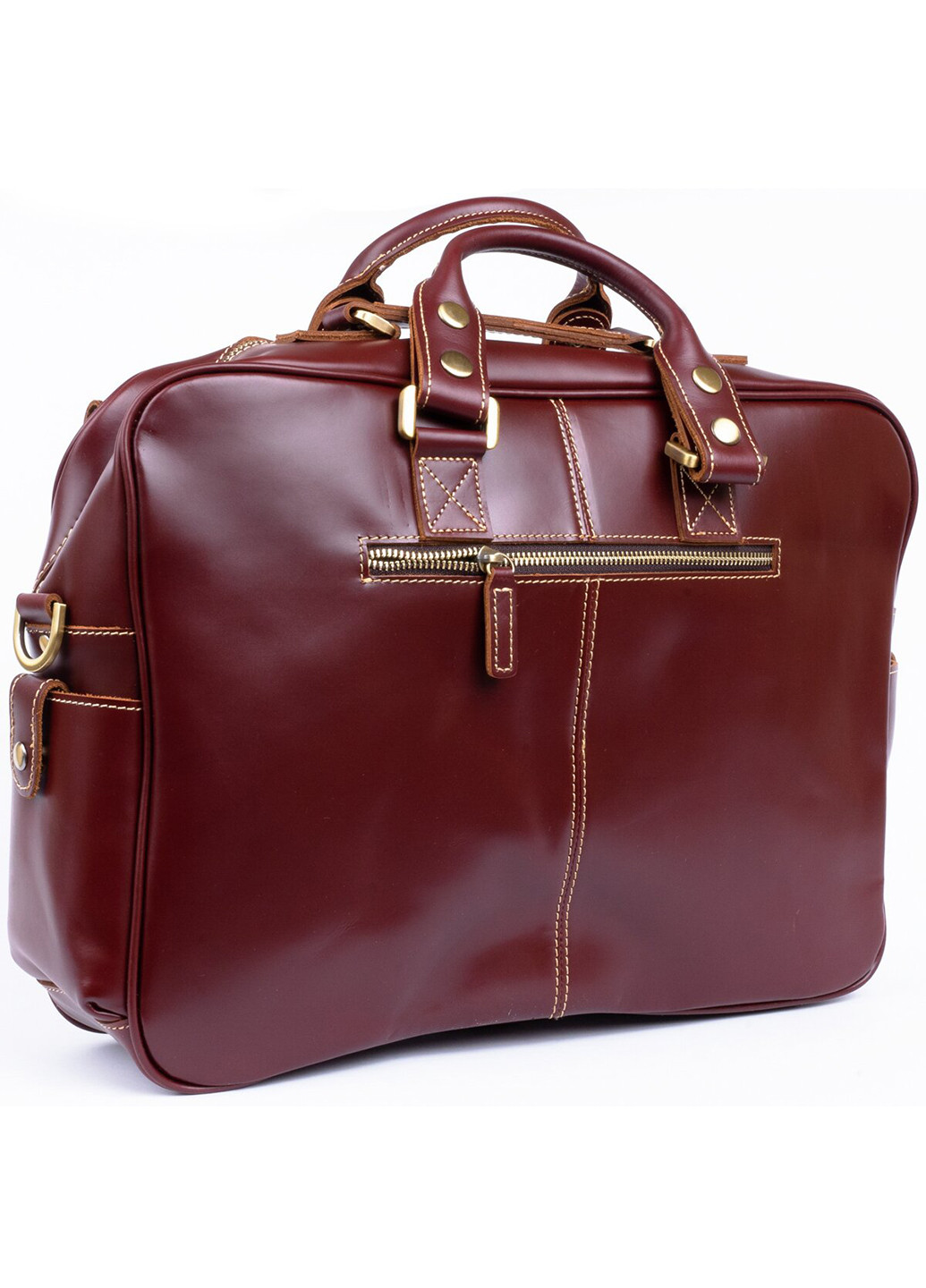 Дорожная кожаная сумка-портфель 40х29,5х10 см Vintage (229460691)
