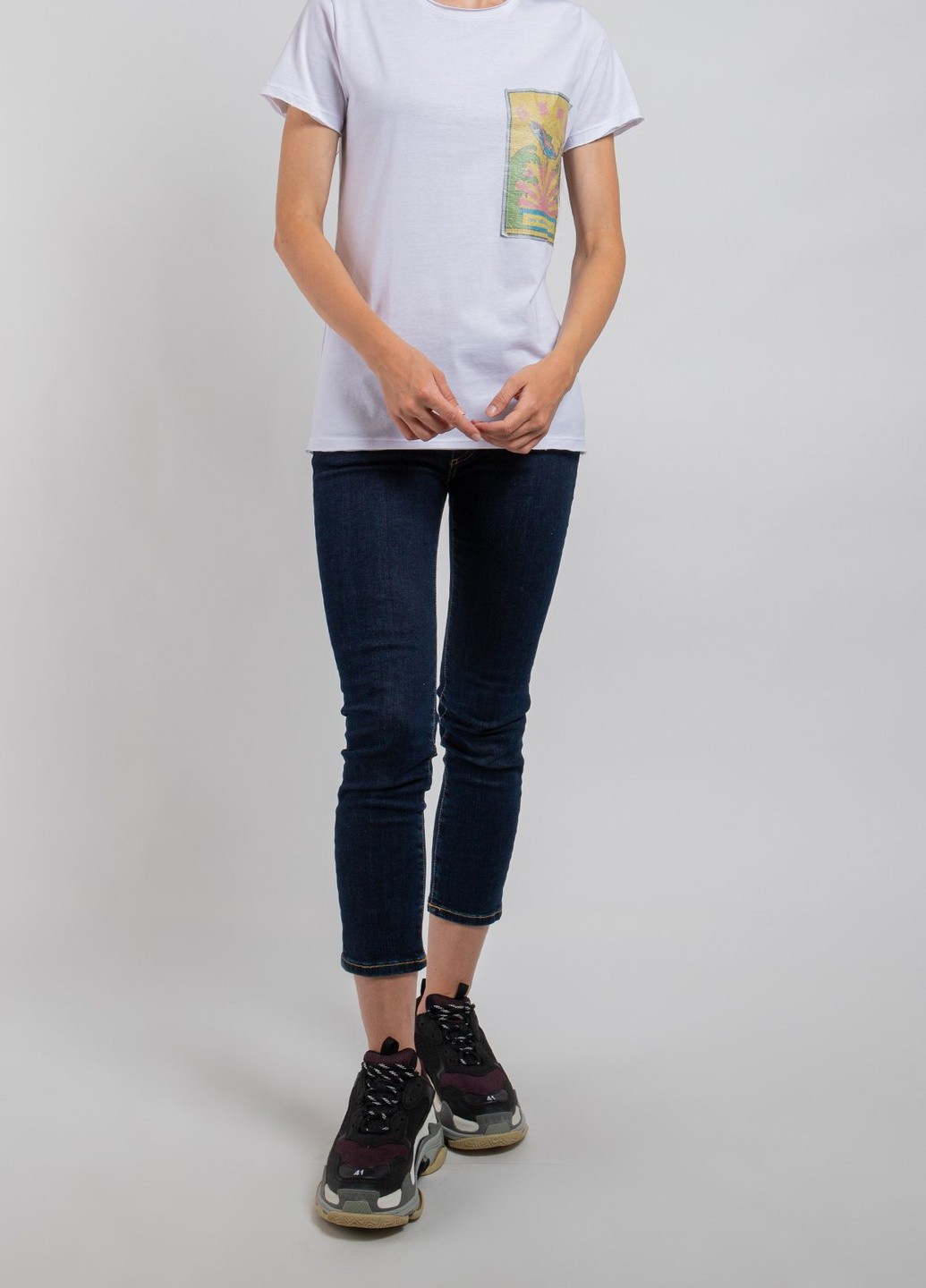 Белая футболка с принтом Red sun Ko Samui - (250382483)