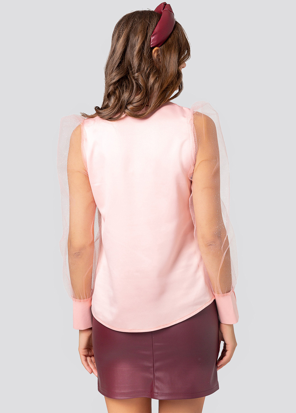 Світло-рожева демісезонна блуза Azuri