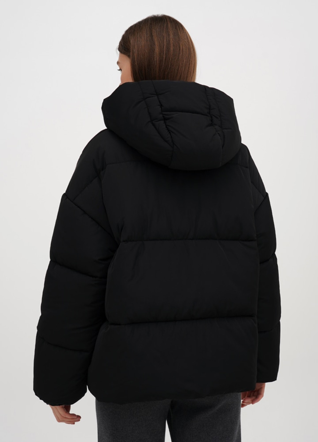 Черный зимний Пуховик ESSME