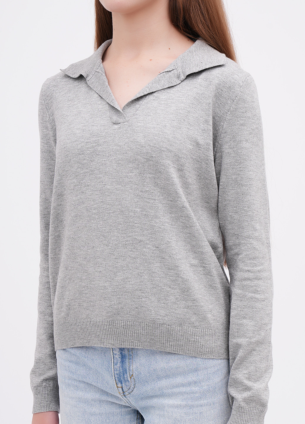 Сірий демісезонний светр EQUILIBRI