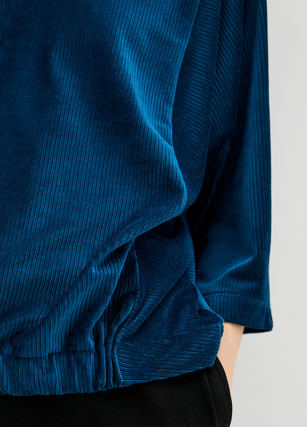 Тёмно-синяя блуза Silence