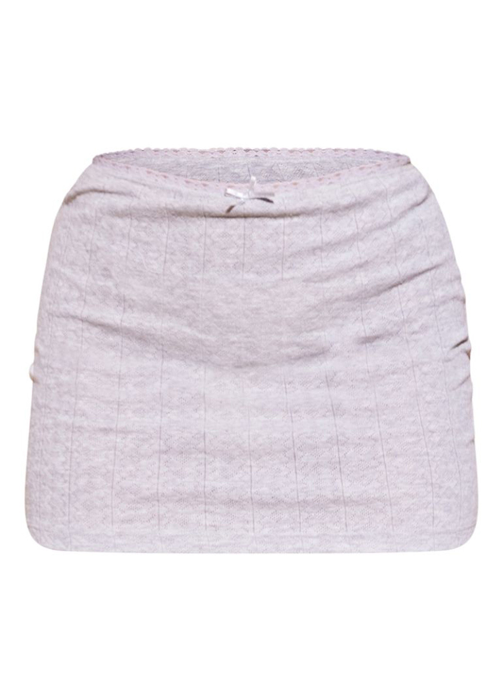 Серая кэжуал однотонная юбка PrettyLittleThing