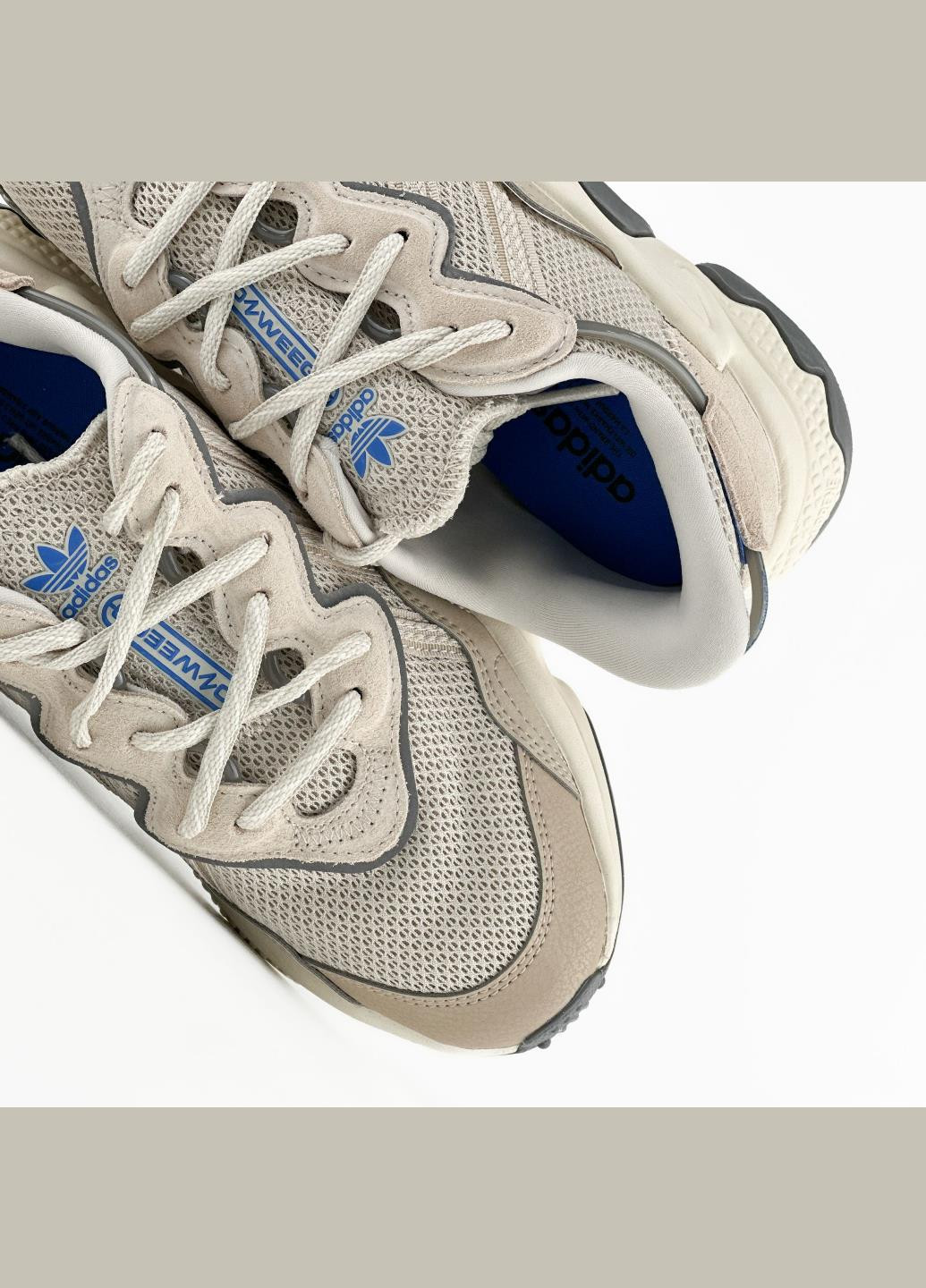 Кроссовки IG3555 adidas Ozweego бежевые демисезоны (317229391)