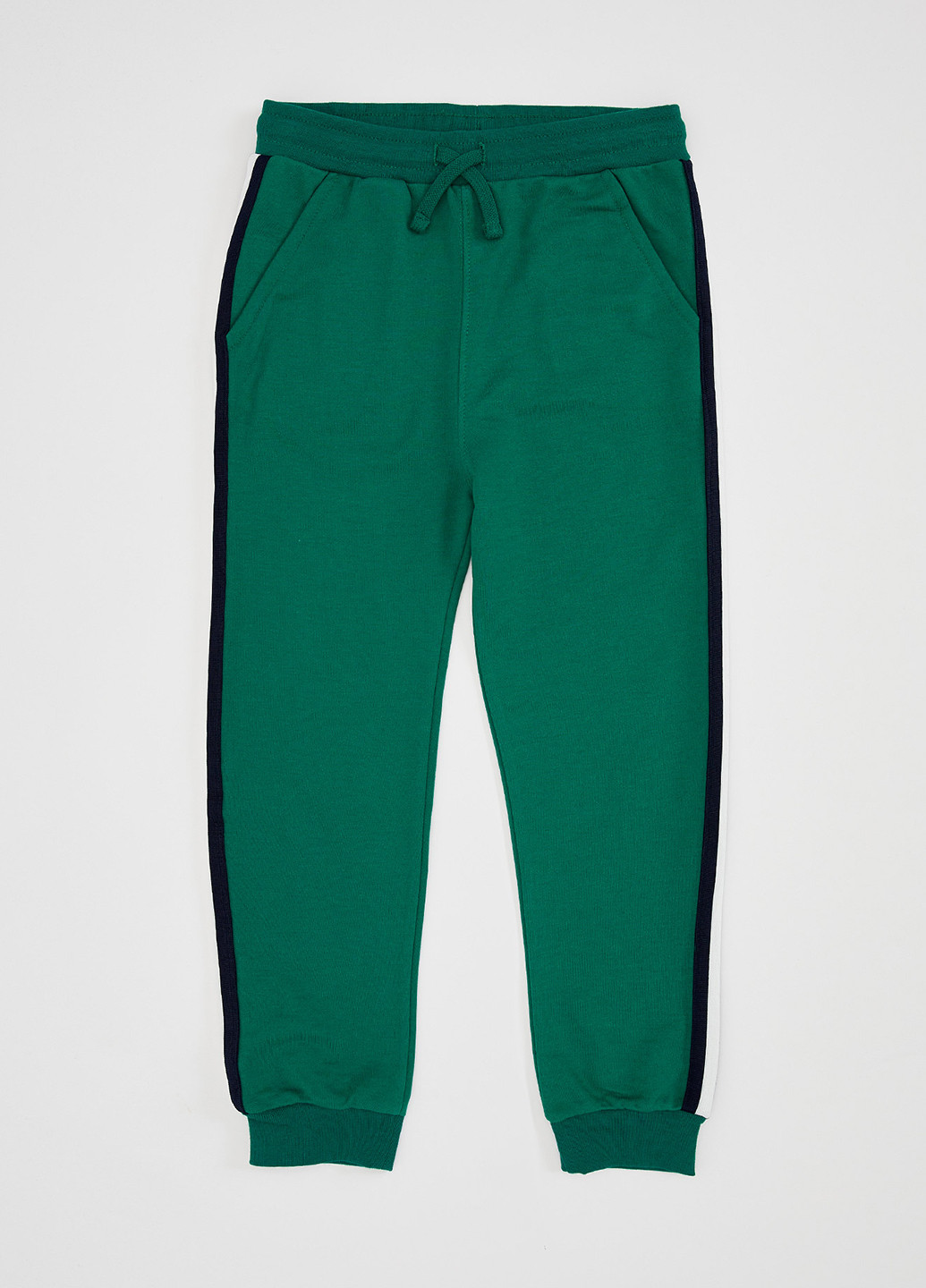 Штани DeFacto джогери зелені спортивні бавовна, трикотаж