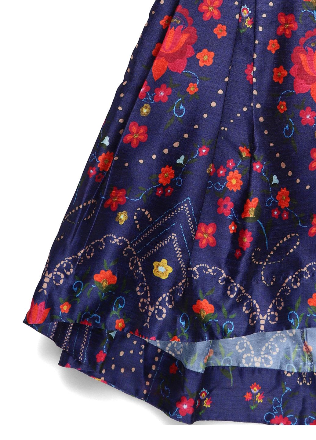 Синя кежуал сукня кльош Derhy з квітковим принтом