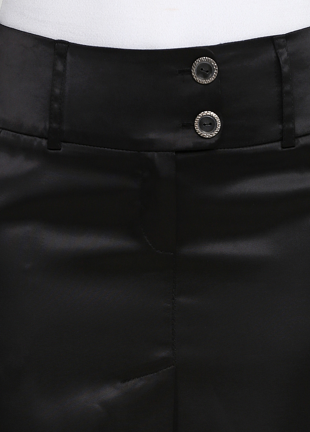 Черная кэжуал однотонная юбка Софі мини