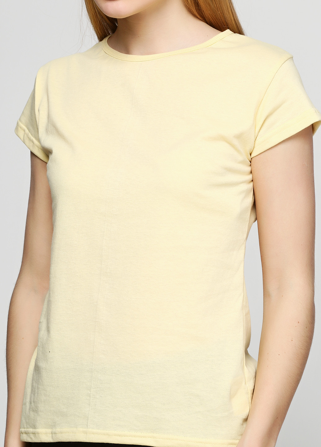 Желтая всесезон футболка с коротким рукавом Shik