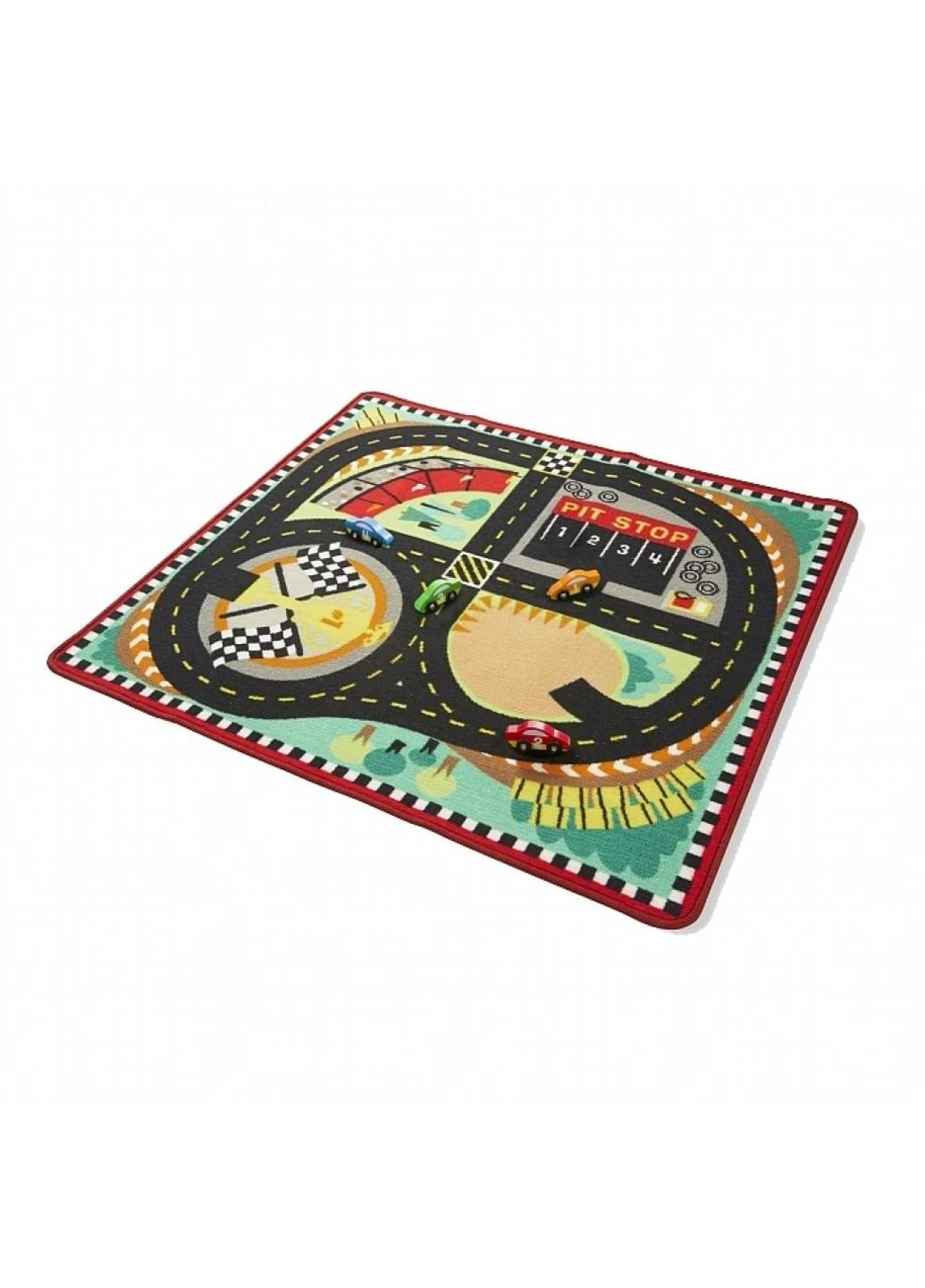 Дитячий килимок Гоночна траса з машинками (MD19401) Melissa&Doug (254065781)