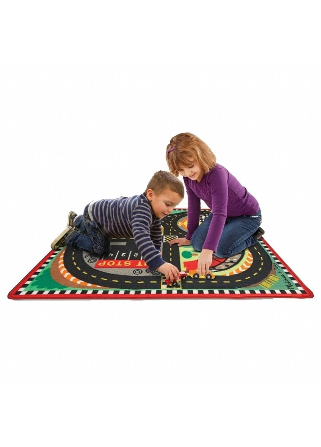 Дитячий килимок Гоночна траса з машинками (MD19401) Melissa&Doug (254065781)
