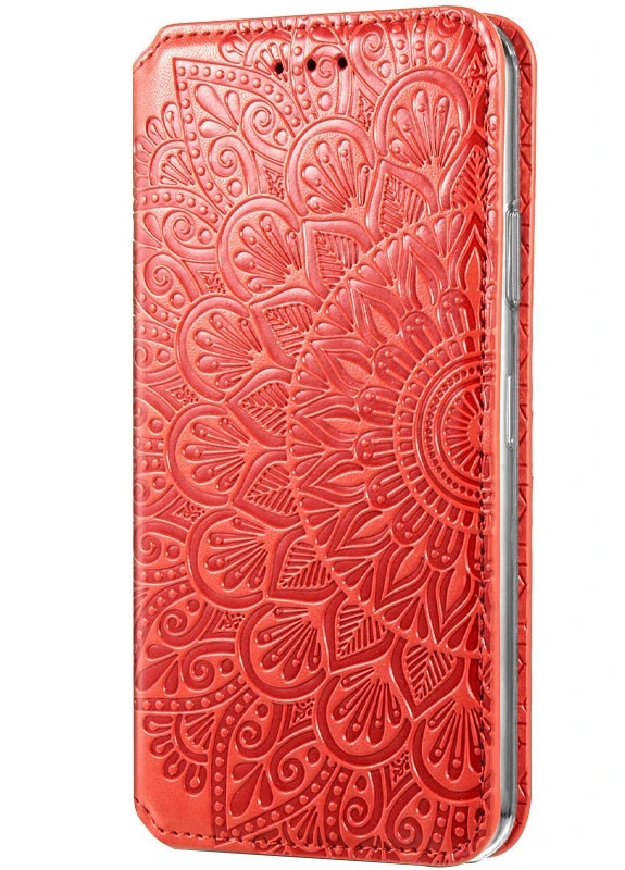 Кожаный чехол книжка Mandala (PU) для Xiaomi Mi 10T Lite / Redmi Note 9 Pro 5G Красный (is_00000041397_2) Getman (237829232)