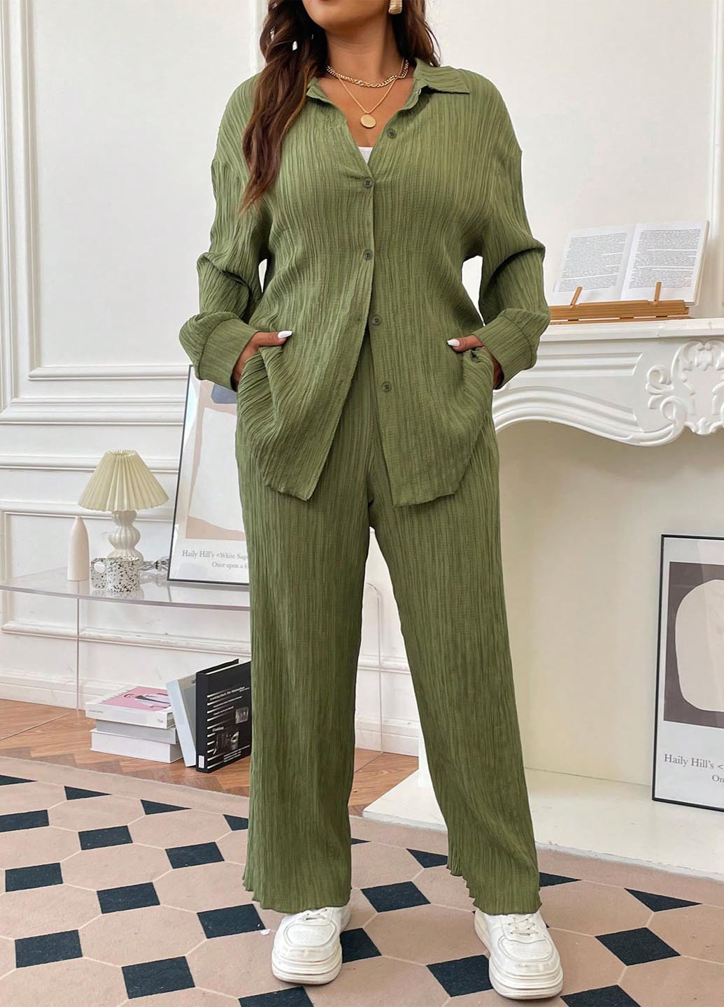 Костюм (сорочка, штани) SHEIN (344466023)