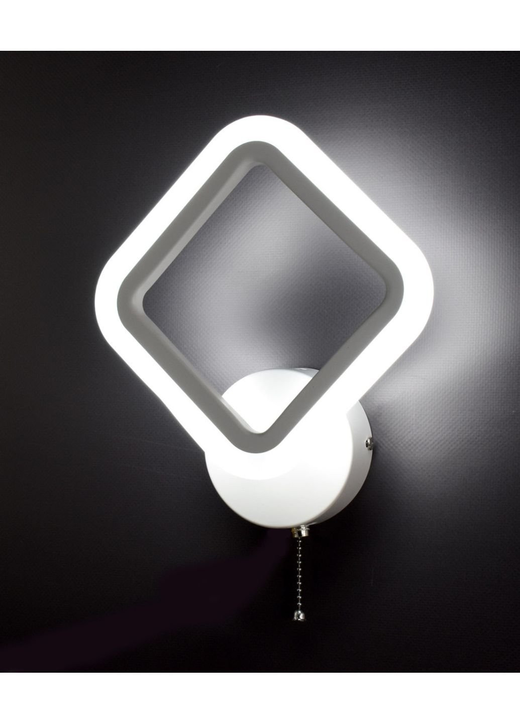 Бра настінний LED 2400/1S-wh Білий 8х22х34 см. Sunnysky (253542992)