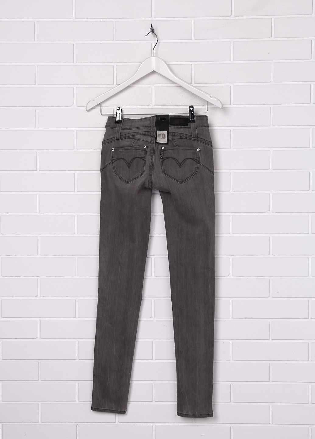 Джинси Levi's однотонні сірі джинсові