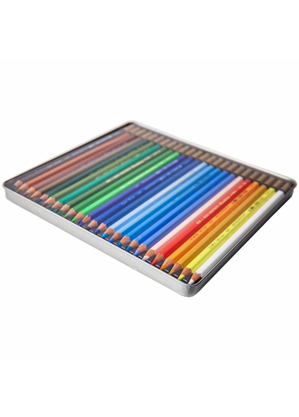 Карандаши цветные Mondeluz Landscape акварел. метал. пенал 24 цветов (3724024013) Koh-I-Noor (254066298)