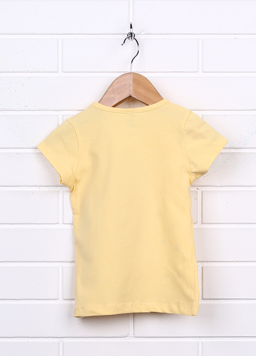 Желтая летняя футболка с коротким рукавом Dasilva Kids