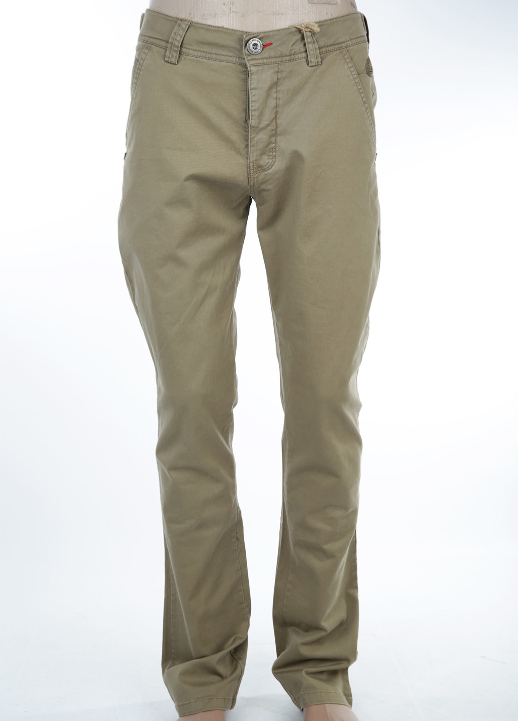 Серо-коричневые кэжуал демисезонные брюки Paul Stragas