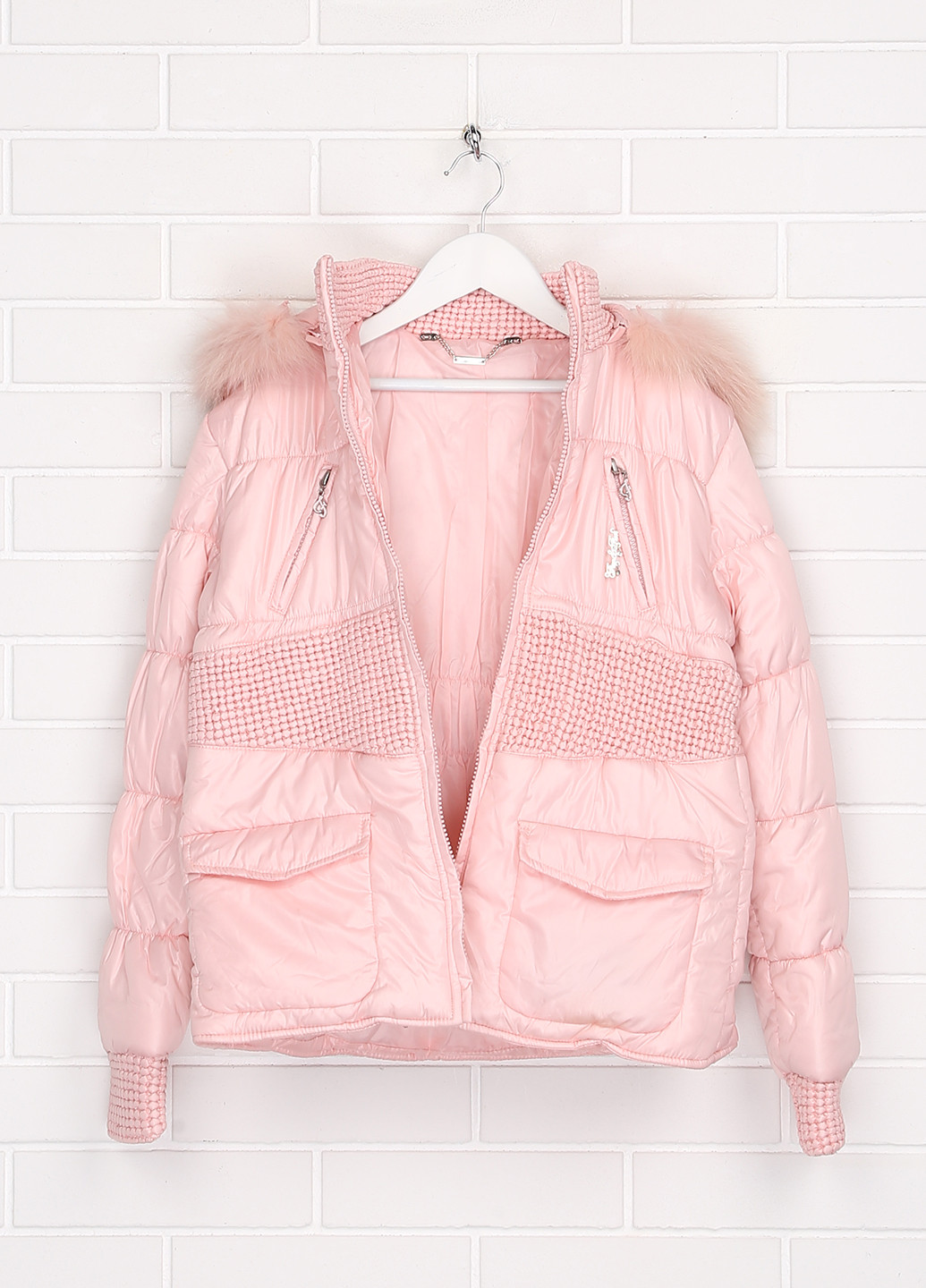 Розовая демисезонная куртка Fun & Fun