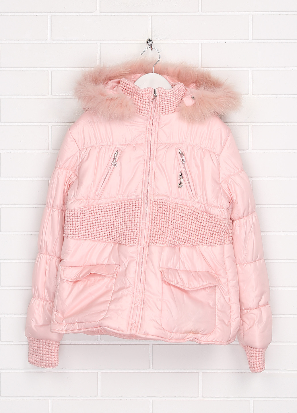 Рожева демісезонна куртка Fun & Fun
